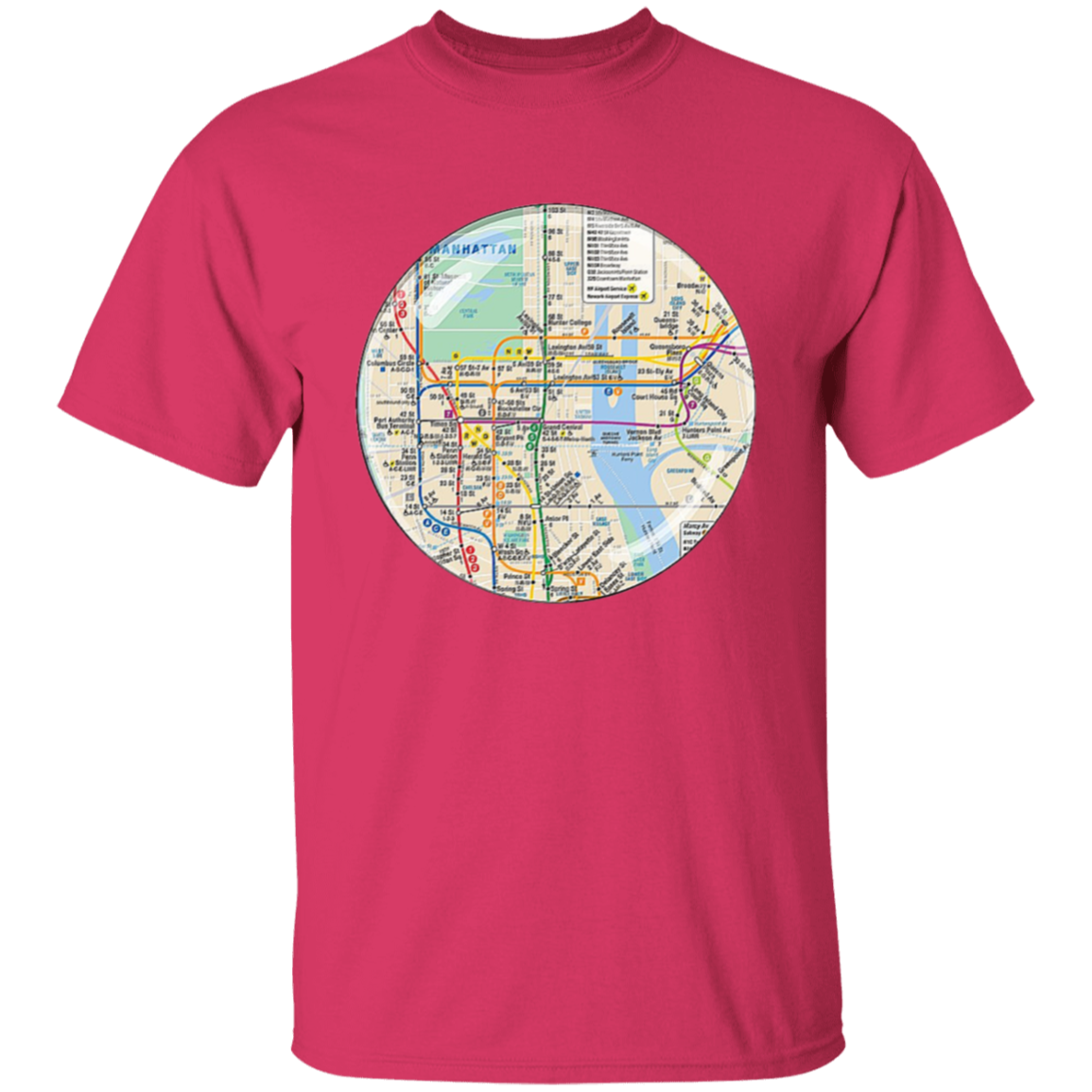 NYC SUBWAY MAP TEE