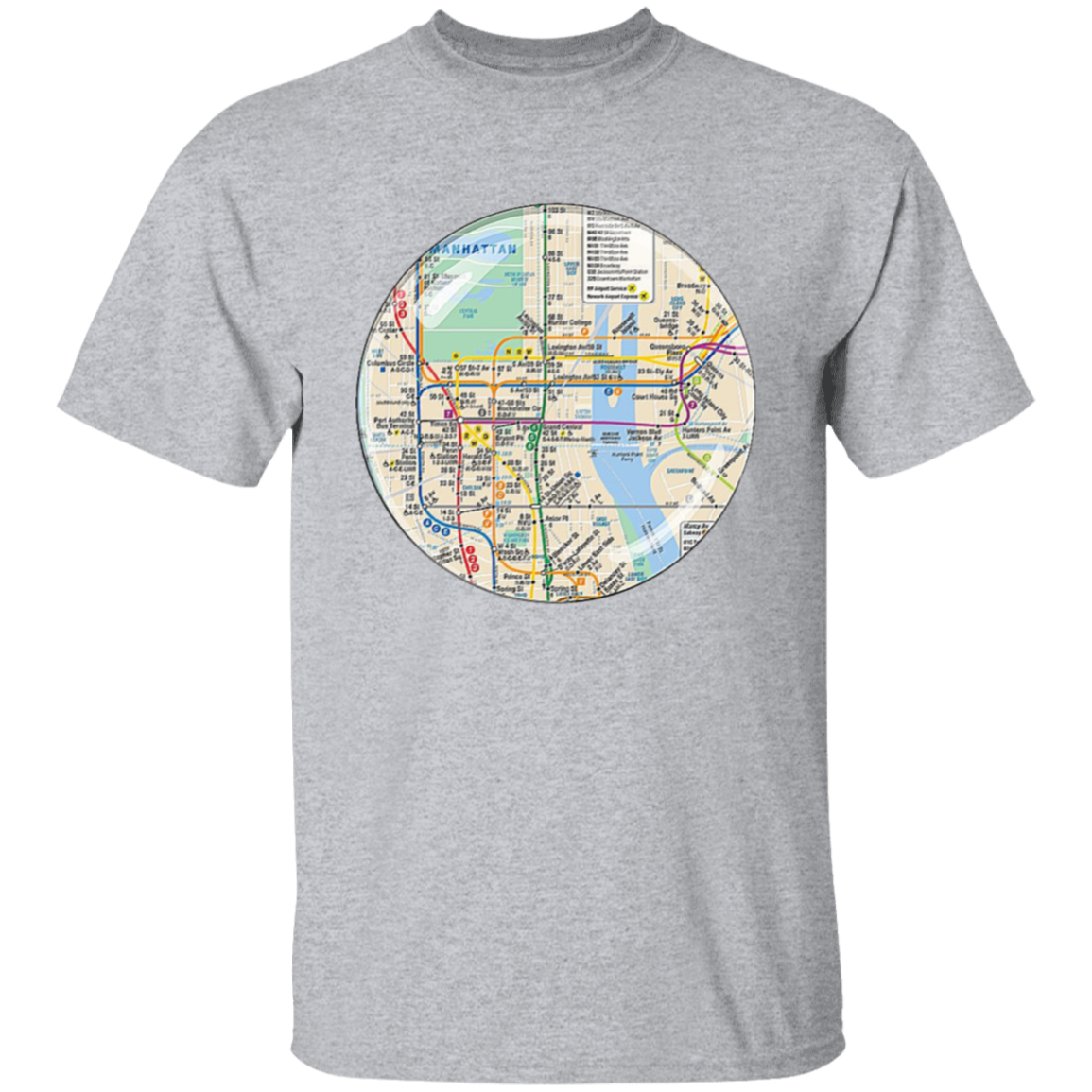 NYC SUBWAY MAP TEE