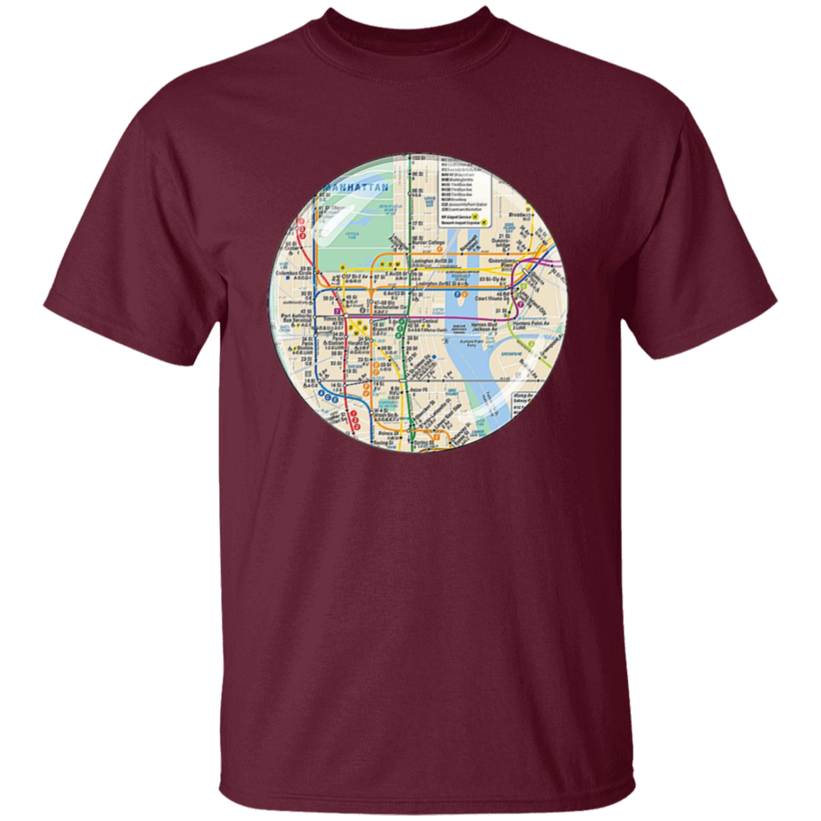 NYC SUBWAY MAP TEE