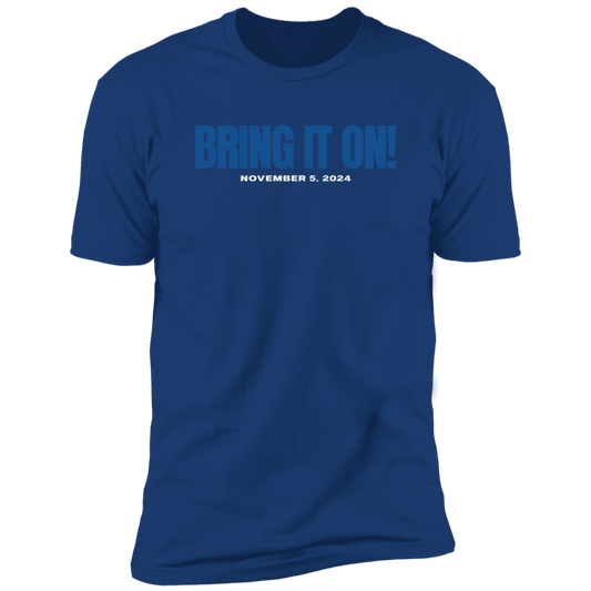 BRING IT ON Tee - blue font