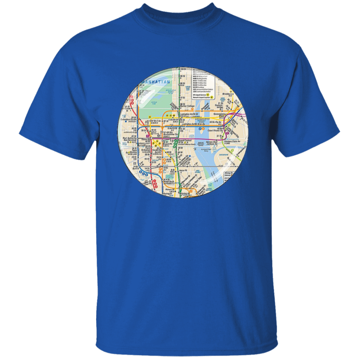 NYC SUBWAY MAP TEE