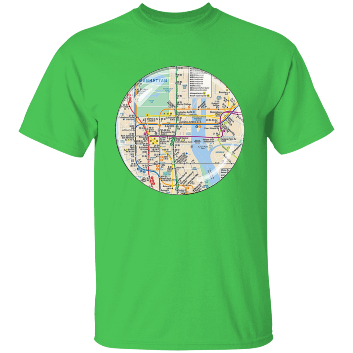 NYC SUBWAY MAP TEE