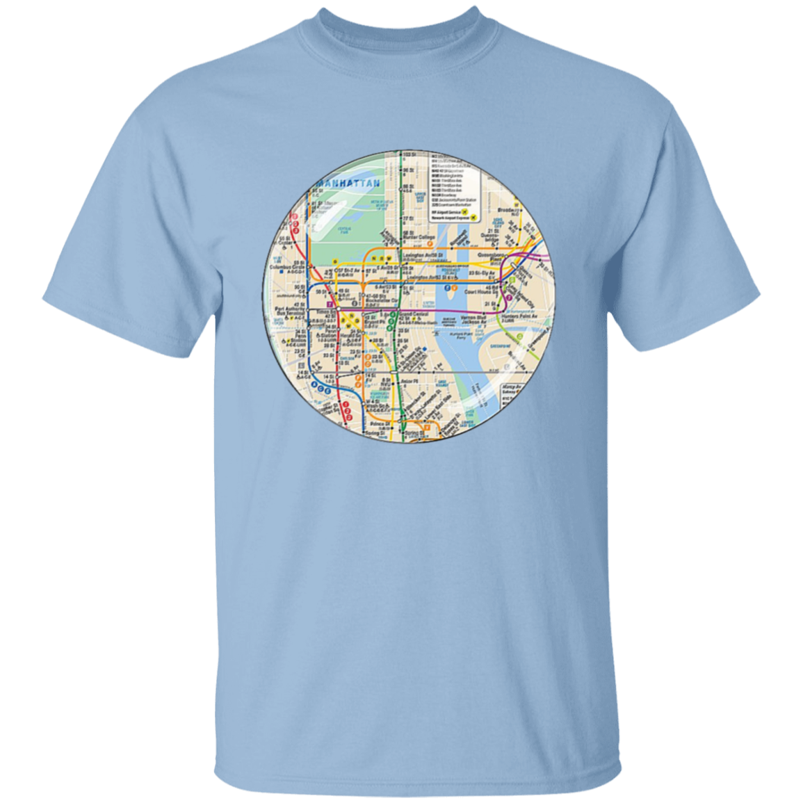 NYC SUBWAY MAP TEE