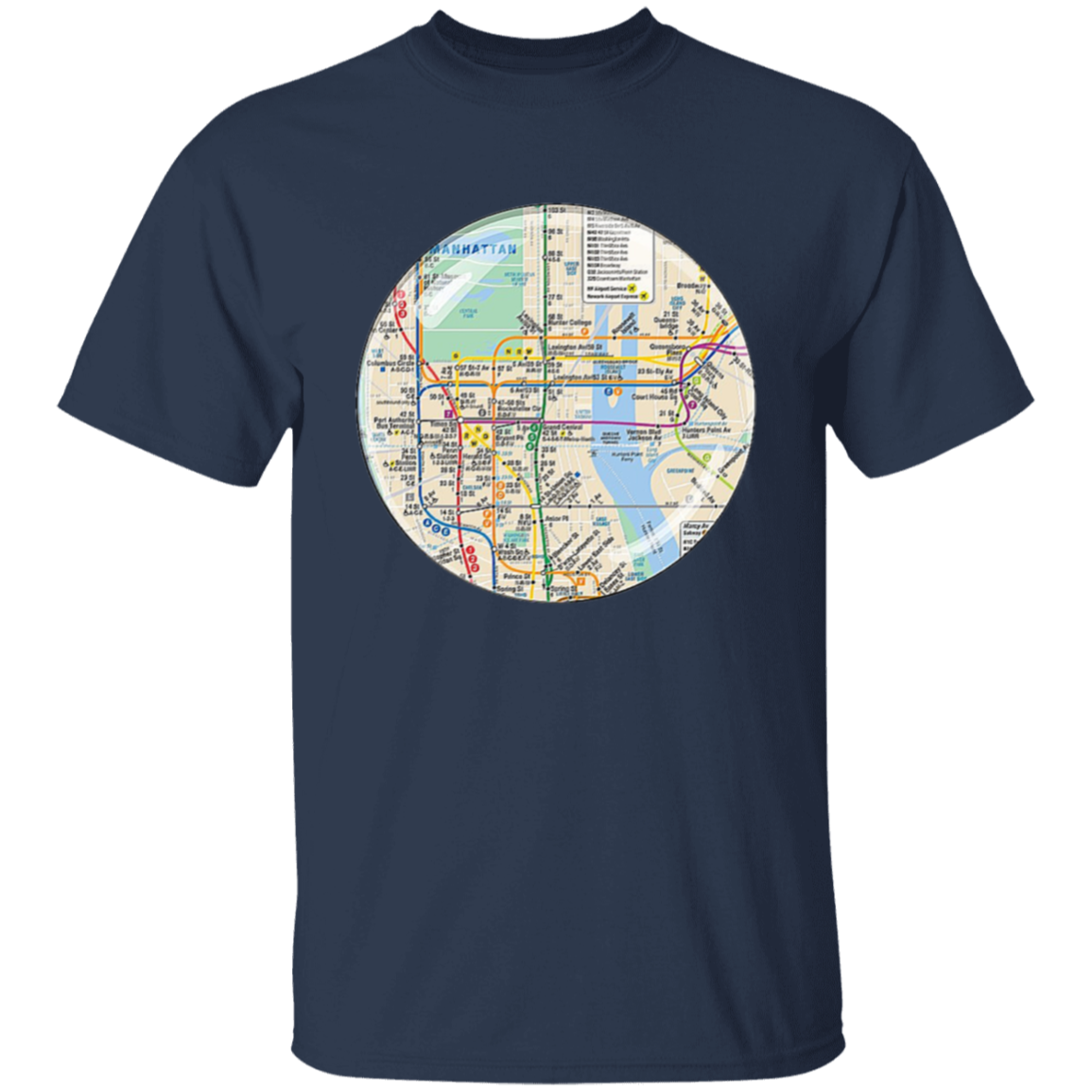 NYC SUBWAY MAP TEE