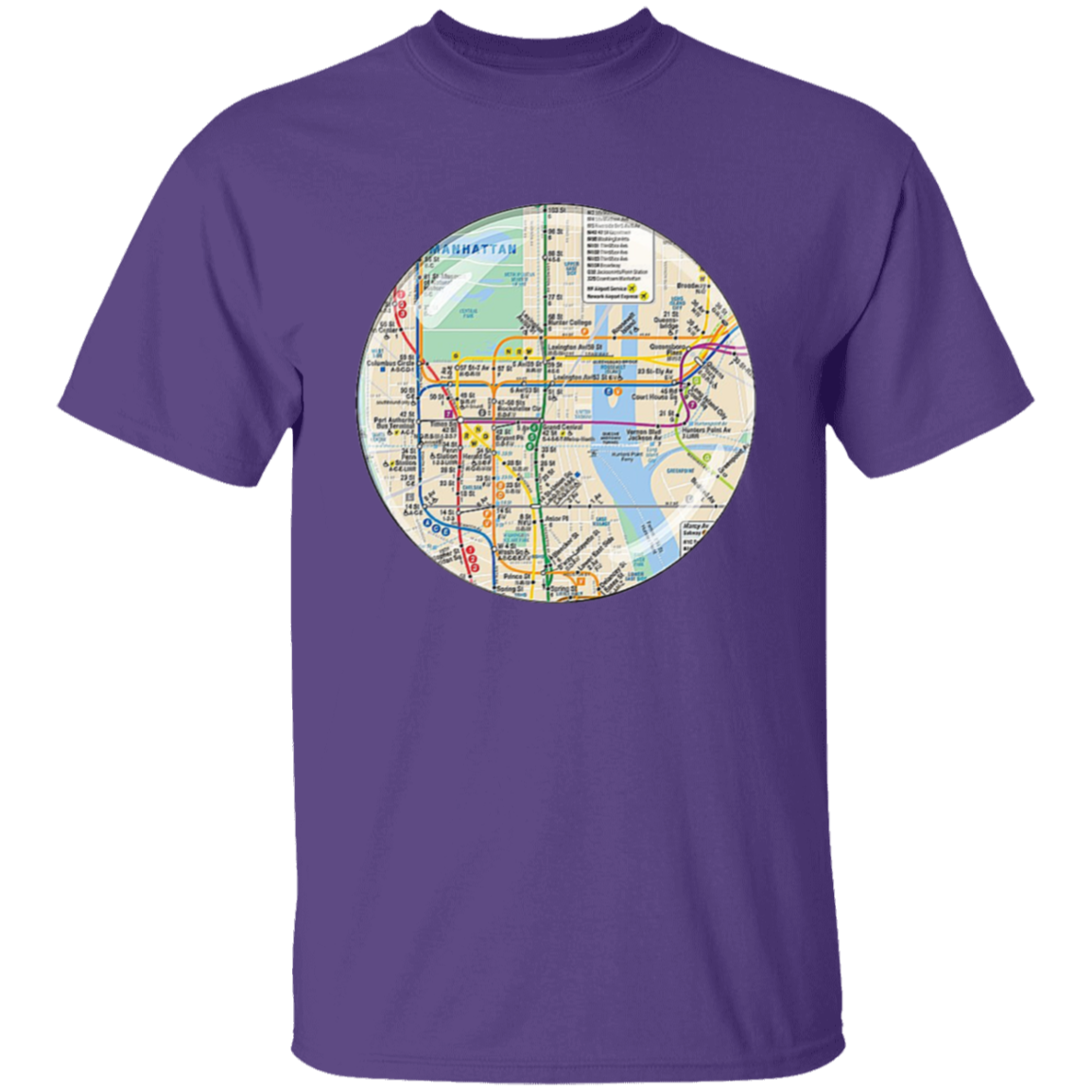 NYC SUBWAY MAP TEE