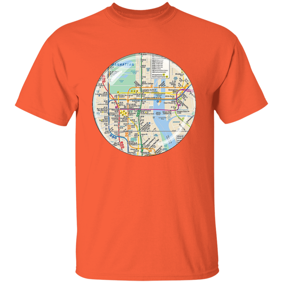 NYC SUBWAY MAP TEE